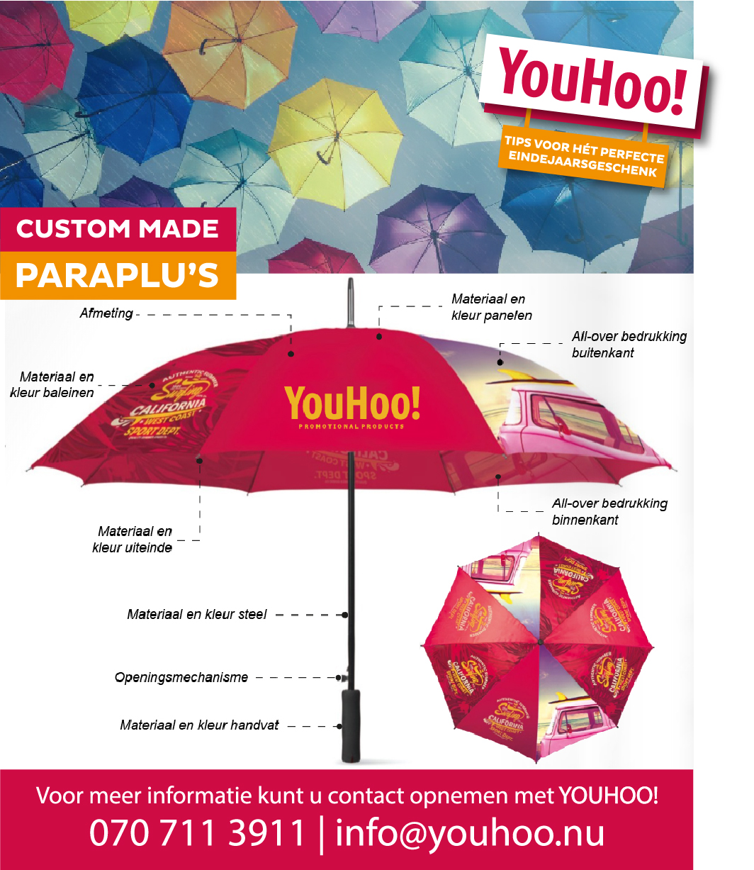 custom made paraplu
